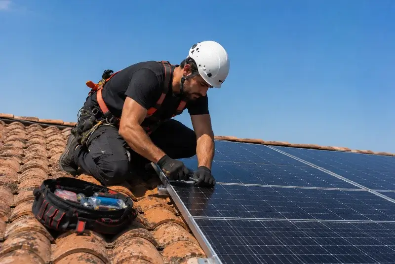 Maintenance et monitoring de panneaux solaires à Verfeil