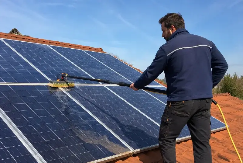 Nettoyage et entretien de panneaux solaires à Verfeil